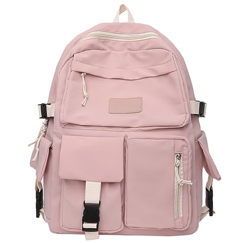 Chest Bag Shoulder Crossbody Bag Large Capacity Multifunctional Backpack USB Charging Backpack Travel (Red, One Size)