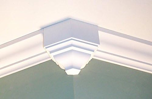 Crown Molding Corner 225 Degree Outside Block Fits 7-7 1/4 Inch Crown Molding