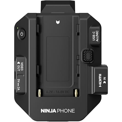 Image of Atomos Ninja Phone Video Co-Processor Bundle with NP-F770 Lithium-Ion Battery Pack, Compact AC /DC Charger & Screen Cleaning Wipes