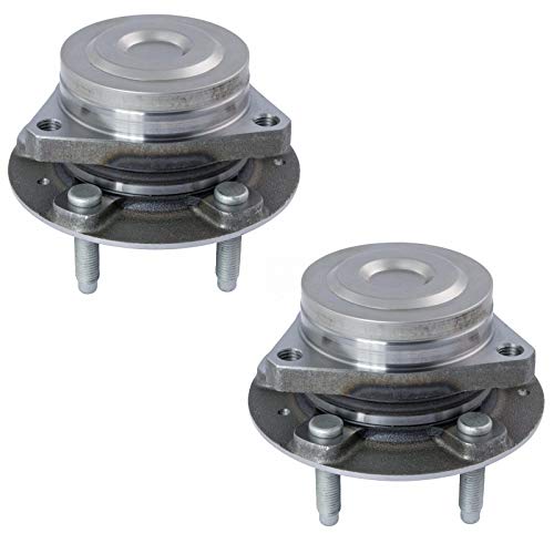 Image of TRQ Left and Right Wheel Bearing and Hub Assembly Set 2 Piece Compatible with 17-18 Buick Envision FWD 17-19 Lacrosse FWD 18-20 Regal Sportback 20-22 Cadillac CT4 RWD 16-23 Chevrolet Malibu