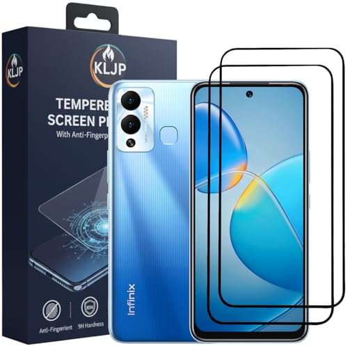 Image of Military-Grade Gorilla Tempered Glass For Infinix Hot 12 / Hot 12 Play With Installation Kit | Edge to Edge Coverage | Black (Pack Of 2)