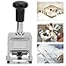 5 Digits Zinc Alloy Number Stamp Portable Automatic Numbering Machine Automatic Self Inking Numbering Stamp Machine for Document Identification Numbers, Date and Number Stamps, Serial Number Stamps
