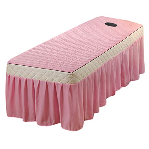 VANKOA Funda de cama elástica para masaje, hojas de mesa con agujero para respirar la cara, sábana de salón de spa, funda de sábana de cama para sofá, mesa de cama Cover