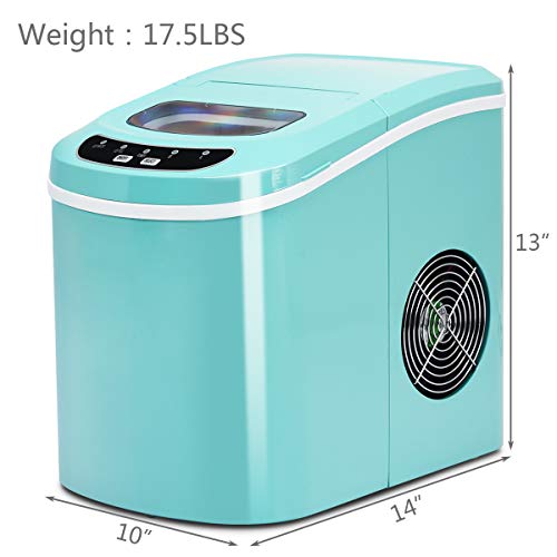image for COSTWAY Ice Maker for Countertop, 26LBS/24H Portable and Compact Ice M