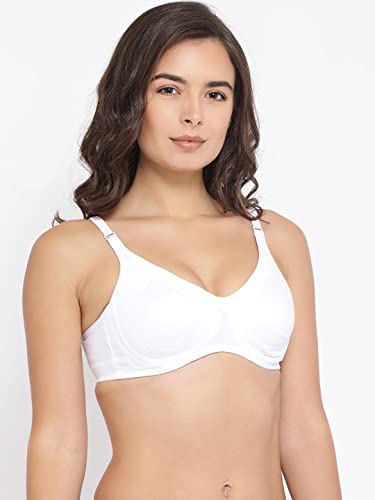 Image of Macrowoman W-Series Nine to Five Bra for Women in Cotton Poly Fabric, Seamless Wire-Free Full Coverage for Daily Comfort & Support