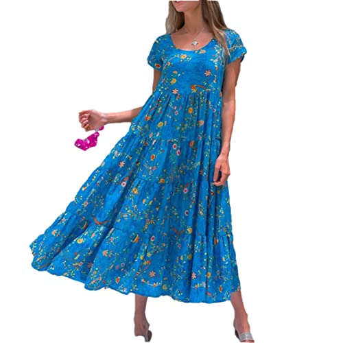 Robe longue décontractée violette pour masquer les complexes - 2
