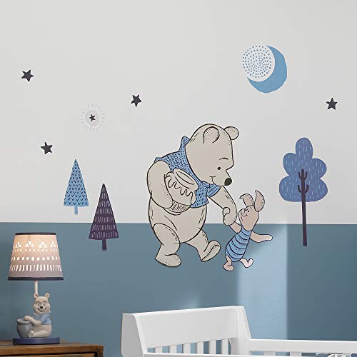 Lambs & Ivy Forever Pooh Wall Decals, Multicolor, Blue/Beige - Image 2