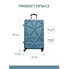 Parajohn-PARA-JOHN-Single-Size-28-Checked-in-Matrix-luggage-trolley-Blue-28-Inch Parajohn PARA JOHN Single Size, 28" Checked-in Matrix luggage trolley Blue 28 Inch