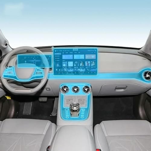 Film PPF Denza N8 protection console centrale transparente TPU 2023-2025