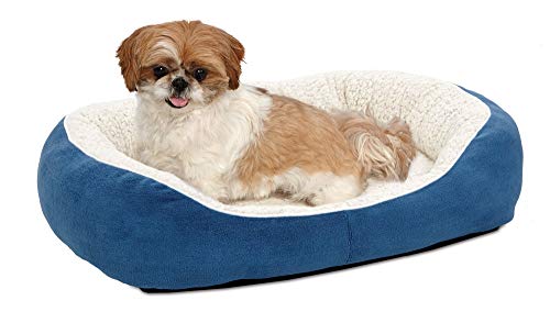 Image of Midwest Homes for Pets Cuddle Bed, Blue, Medium