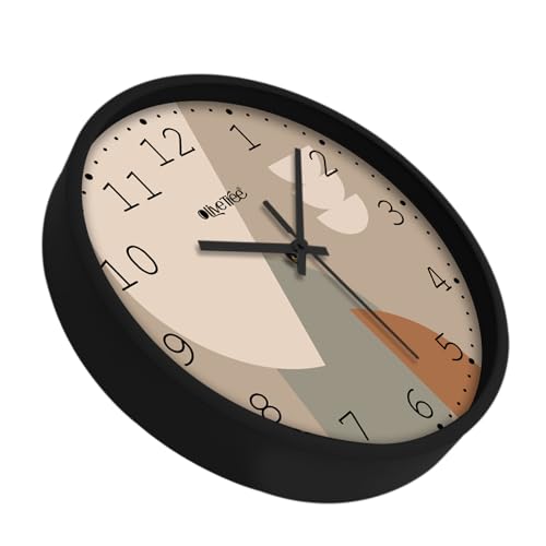 Image of Olive Tree Wall Clock 12 inch Silent Quartz Decorative Multicoloured Wall Clock Non-Ticking Classic Clock Battery Operated Round Easy to Read for Room /Home /Kitchen /Bedroom /Office /School - 9045