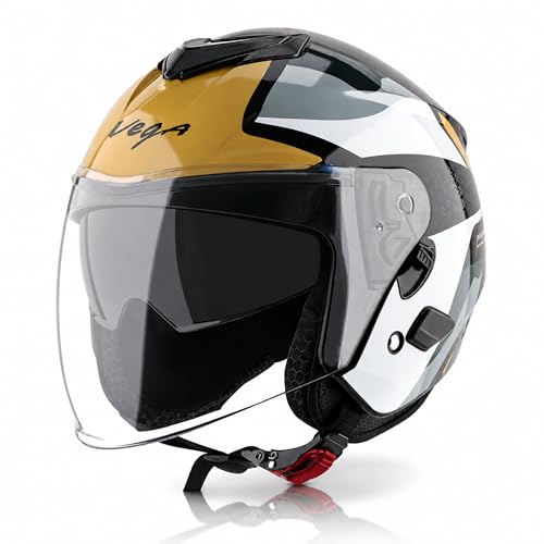 Vega VO-04 Punch Dual Visor Open Face Helme