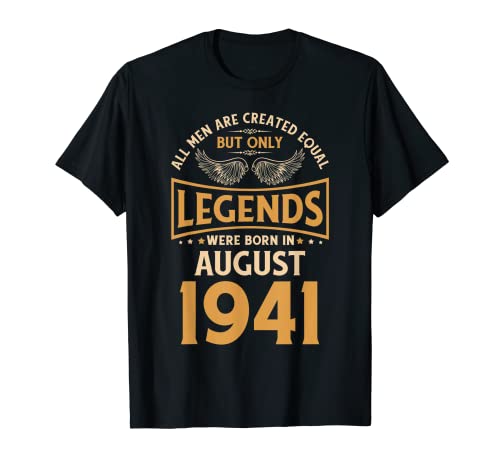 Las leyendas de cumpleaños nacieron en agosto de 1941. Camiseta