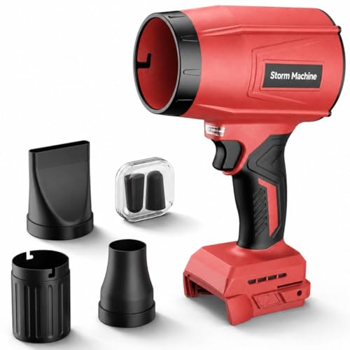 Turbo Jet Blower Cordless Compatible with Milwaukee 18V Battery(No Battery) Up to 80 000 RPM Lightweight Handheld for Patio Lawn Yard Garage Leaves & Dust Cleaning