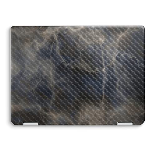 Image of MightySkins Carbon Fiber Skin Compatible with HP Spectre x360 14 inch (2022) Full Wrap Kit - Stormy Marble | Protective, Durable Textured Carbon Fiber Finish | Easy to Apply | Made in The USA