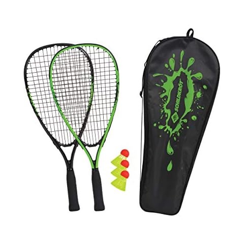 Schildkröt Speed-Badminton Set, 2 handliche Aluminium-Rackets Cover
