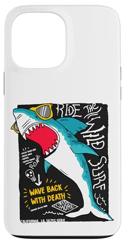 Enjoy Wear Wild Stylish Summer Shark, Cool Shark Fashion Fun �X�}�z�P�[�X iPhone 13 Pro Max �p