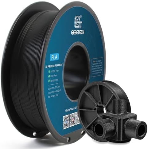 3D Printer Filament 1.75mm,PLA Filament 1KG Spool,Rainbow Multicolor,GEEETECH PLA