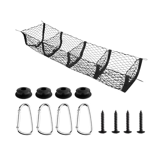 [Caividom]�y�ו����[�l�b�g�z�ԍڎ��[ ���s�K���i�Œ�ňړ��������S 4�̃o�X�P�b�g�l�b�g�A�N�Z�T���[�ꎮ 120×30cm