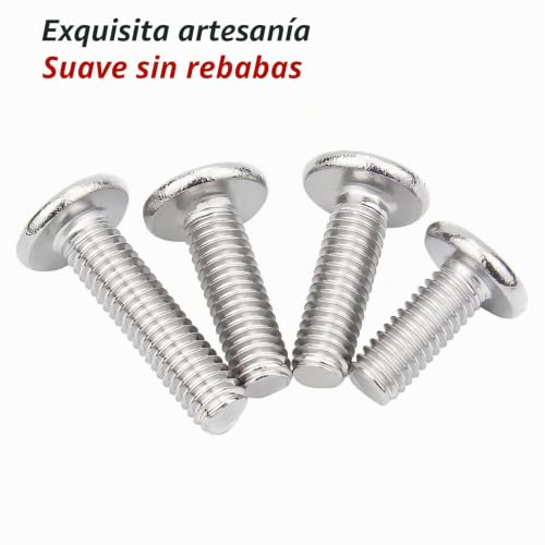 Miniatura 9 de Ctyjia 20 Piezas Tornillo Allen De Acero Inoxidable 304, M8 X 25mm Tornillo De Cabeza Plana Hexagonal, Tornillos Hexagonal, Rosca Completa