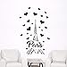 Adesivo murale romantico Torre Eiffel Adesivo murale arte creativa Adesivo in vinile 74X114CM