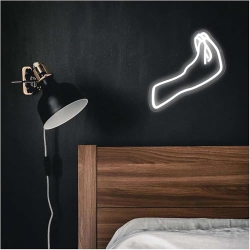 Lampe au néon geste de la main italien avec intensité variable pour déco - 6