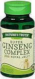 Nature's Truth Super Ginseng Complex plus Royal Jelly 800 mg Quick Release Capsules - 60 ct, Pack of 2