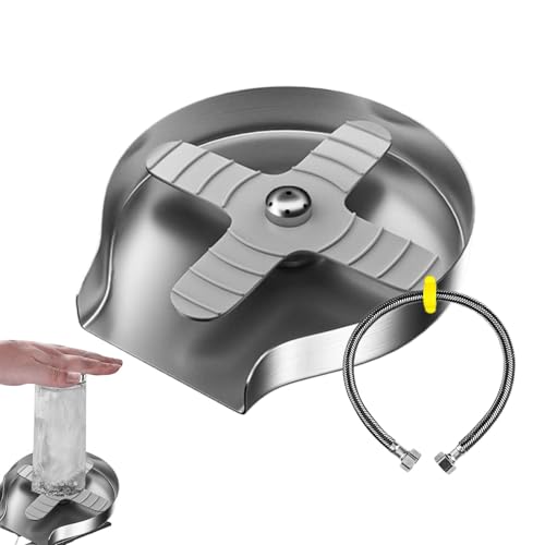 Rince-gobelet en acier inoxydable pour évier de cuisine élégant