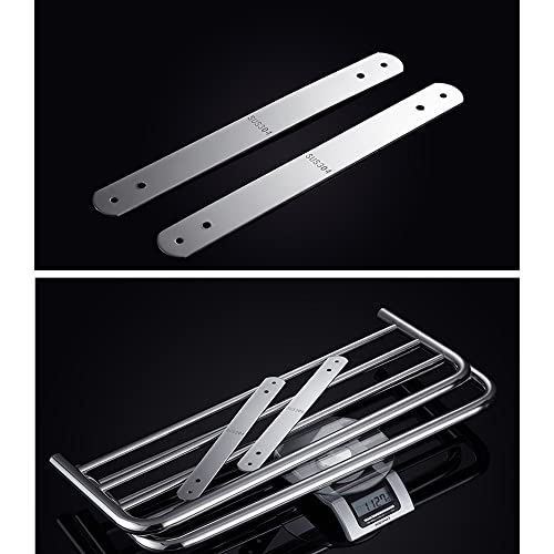 Toallero de pared multifunción ajustable con doble barra 6