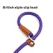 lynxking Dog Leash Slip Lead 5 6 8 FT Dog Training Leash Strong Heavy Duty Braided No Pull Training Lead Leashes for Small Medium Large Dogs