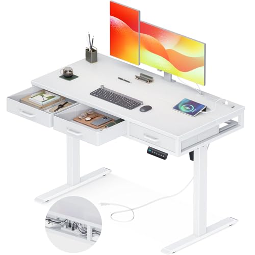 Amazon | AODK 昇降デスク 電動 昇降式 幅120*54*78 昇降式 ゲーミング