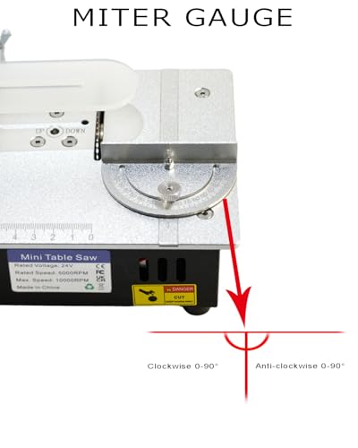 RTOVZON 96W Mini Craft Table Saw