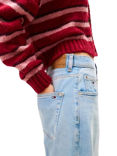 Tommy Jeans Women's Charlie Mid Rise Loose Wide Leg Jeans4