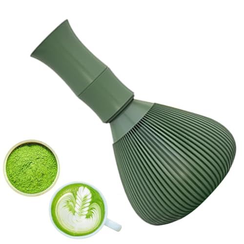 Batidor - Herramienta para mezclar con cepillo mezclador de té, placa de dispersión de fibra sintética, dispositivo de emulsión para preparación de café con leche, material de resina apto para