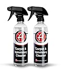 Adam's Polishes Carpet & Upholstery Cleaner (2-Pack) - Powerful Car Carpet Cleaner For Auto Detailing, Fabric Interior Solution, Stain Remover Spray For Car Seat, Floor Mats & More