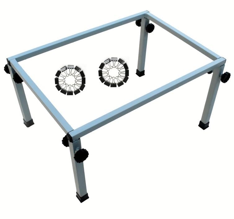 Inclu Square Type Aari Work Embroidery Metal Stand 24 X 16 Size Aari Embroidery Hoops with 24Clip Set | Aari Embroidery Stand | Alternative for Hoops