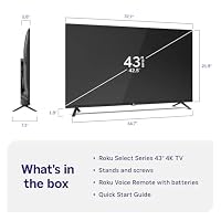 Roku 43R4E5 43 inch Class Select Series 4K LED Smart TV 2026 — image 2