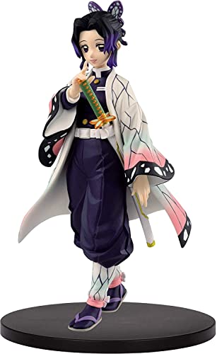 Image of Trunkin Demon Slayer Shinobu Kocho Kimetsu No Yaiba Insect Hashira Action Figure With Stand - Polyvinyl Chloride, 7 cm, 16 Cm