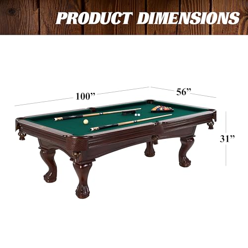 Image of Barrington Billiards Drop Pocket Pool Table with Complete Accessory Set