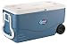 Coleman 100 Quart XTREME 5 Day Cooler with Wheels and Handle, Extra ThermoZone Insulated that Holds Cold Longer for Wine and Water Drinks, Ideal for Party Grocery and Camping, CFCs HFCs and HCFCs FREE