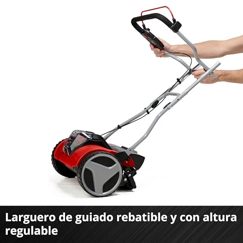 Einhell Cortacésped a batería - GE-HM 18/38 Li Solo PXC. Iones de litio, husillo de cortacésped montado sobre cojinetes de bolas con 5 cuchillas de acero. Suministrado sin batería ni cargador - imagen 9