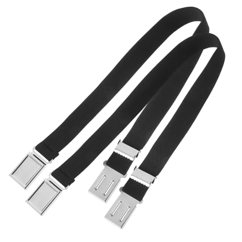 NOLITOY 2pcs Waist Belt Replacement with Magnetic Buckle Adjustable Elastic Waistband for Boys and Lightweight Comfortable Accessory for School Uniforms and Daily Wear