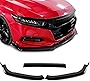 FINDAUTO ABS Car Front Lip Body Kits Fits for 2018-2020 for Honda Accord Sedan Glossy Black Front Bumper Lower Lip Splitter Spoiler