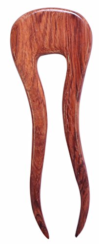 Marycrafts Palos Para El Pelo De Madera Con Doble Pincho Horquillas Para Cabello Cover