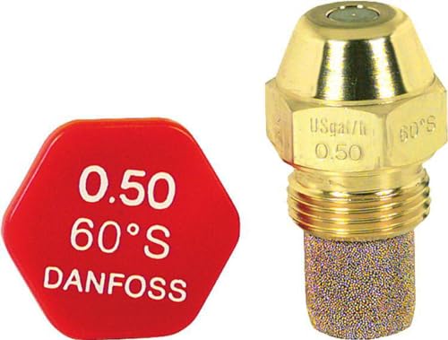 Danfoss, Ugello Per Olio A Getto Piatto, Angolo Di 60 Gradi 0,55 Usgal/H 2,11 Kg/H, 030F6910