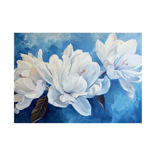 Peinture végétale WODJEM pour habiller un grand mur vide sans cadre 70x100cm