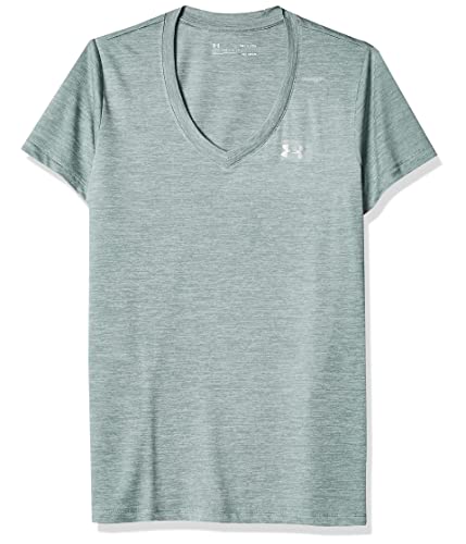 Image of Under Armour Womens Tech V-Neck Twist Short-Sleeve T-Shirt