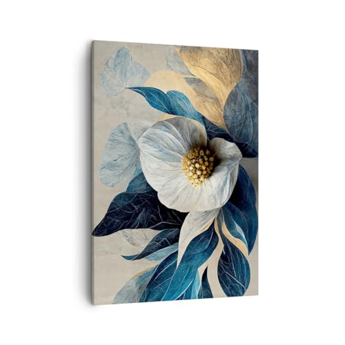 Quadri Moderni Soggiorno Fiore Elegante Pezzo Quadro su Tela Verticale 50x70cm Stampe da Parete Camera da Letto Cucina 1 pezzo Wall Art Canvas Piccoli Decorazione Murale Grafica Immagini PA50x70-5594