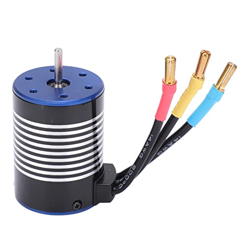 Lybunair 3650 3500KV Impermeable Sensorless Brushless Motor for 1/10 RC Car Replacement