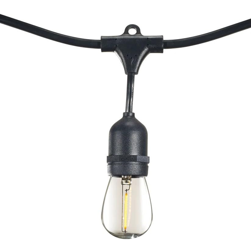 Kit de luces de cadena Bulbrite 48 ft con bombillas LED estilo vintage